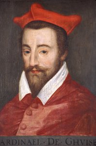 Indre & Loire N* 026 - Chateau dAzay-le-Rideau - Rom N* 4 - Portrett av kardinal av Guise (Louis II av Lorraine, kalt kardinal av Guise og deretter av Lorraine, 1555-1588)